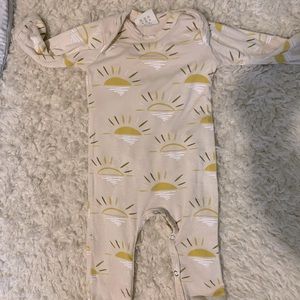 Spearmint Love 0-3 months bamboo bodysuit